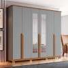 Thumbnail ROPERO 6P C/ESP ANDREAS D309 HENN GRIS|NAT0